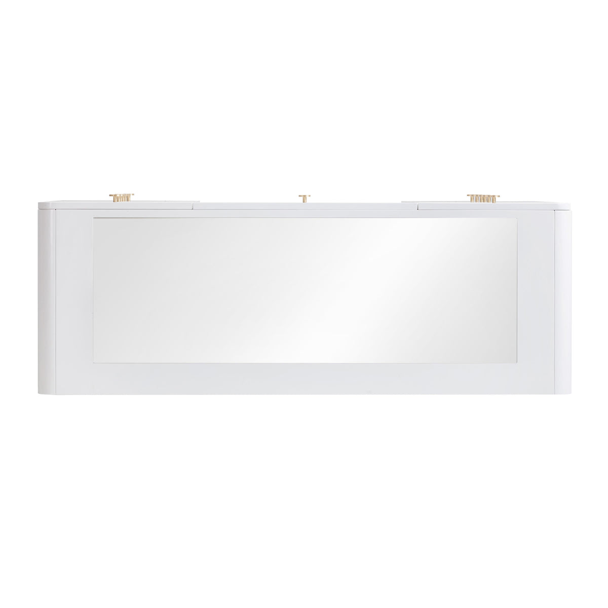 Hollywood White Desk with Vanity Mirror