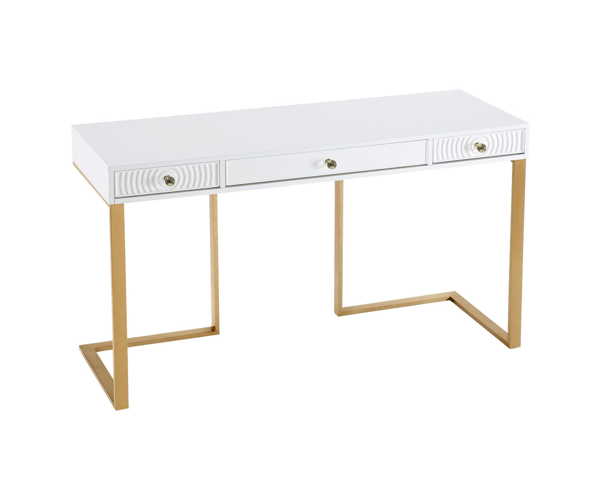 Janie White Lacquer Desk