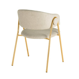 Lara Cream Dining Chair by Inspire Me! Home Decor - Set of 2