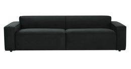 Olafur Black Velvet Sofa