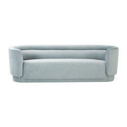 Macie Sea Blue Velvet Sofa