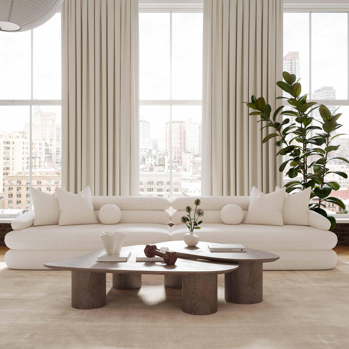 Lulu Cream Boucle Modular Sofa