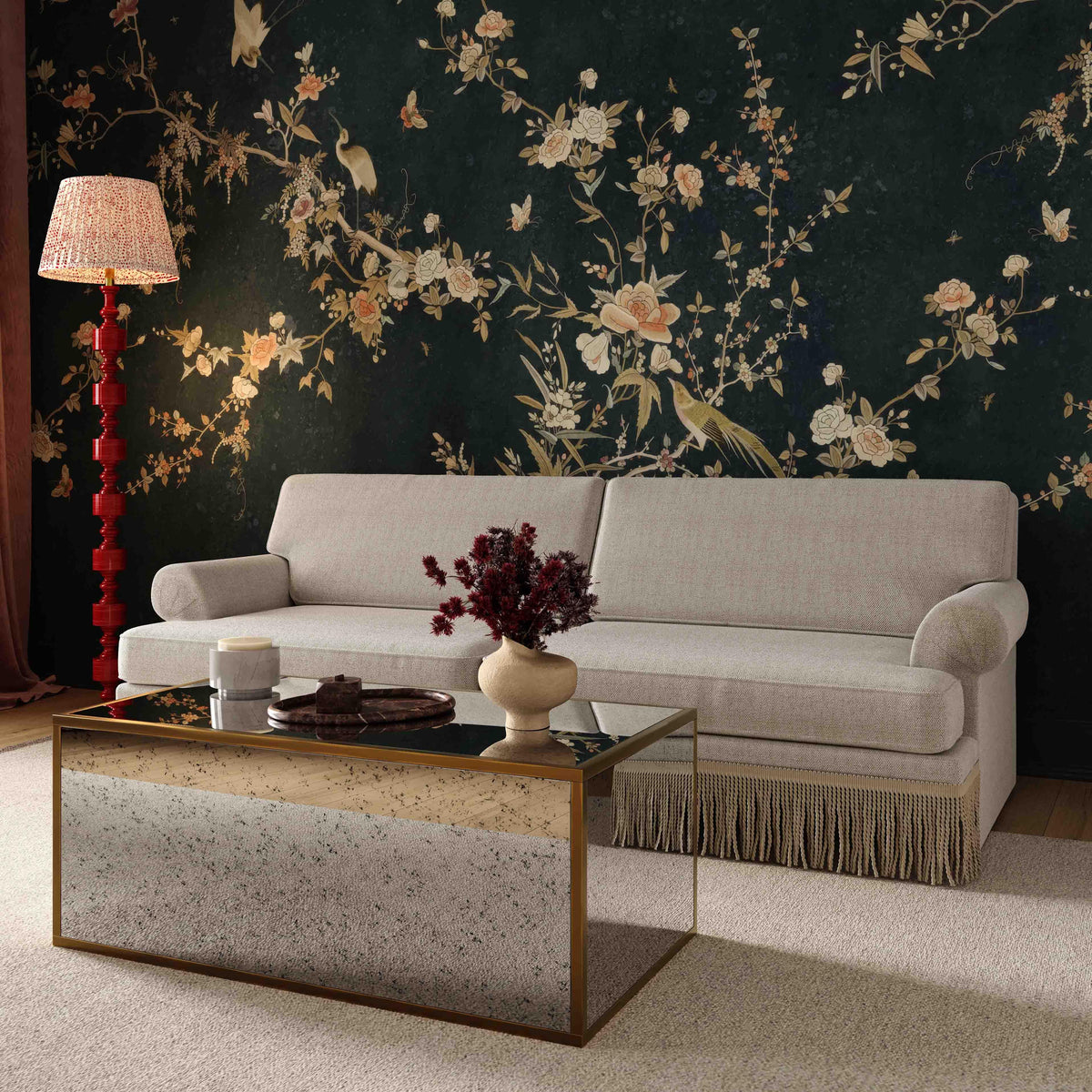 Yvette Cream Boucle Modular Sofa