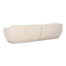 Misty Cream Boucle Modular 4-Seater Sofa