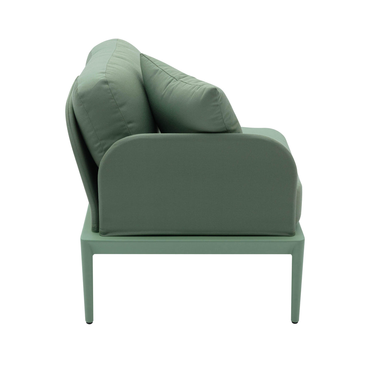 Kapri Moss Green Modular Outdoor LAF Corner Seat