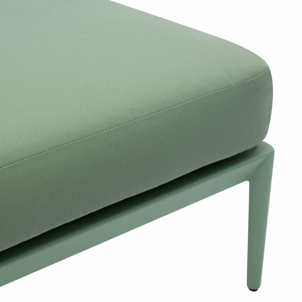 Kapri Moss Green Outdoor Ottoman