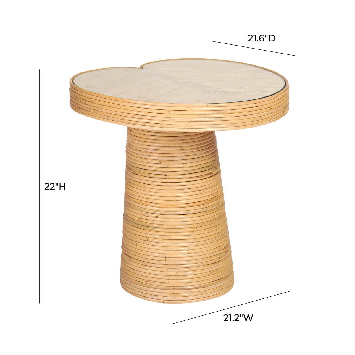 Felicia Tall Lilypad Side Table