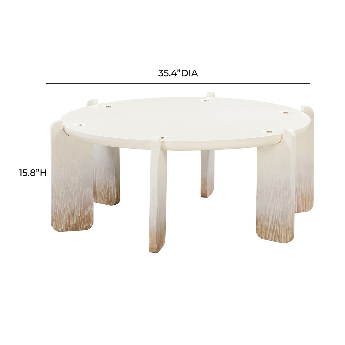 Gloria Cream Oak Coffee Table