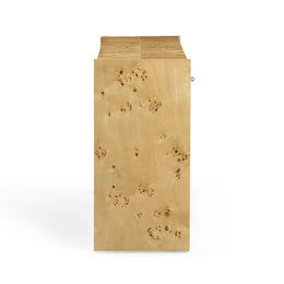 Brandyss Natural Burl Console Table
