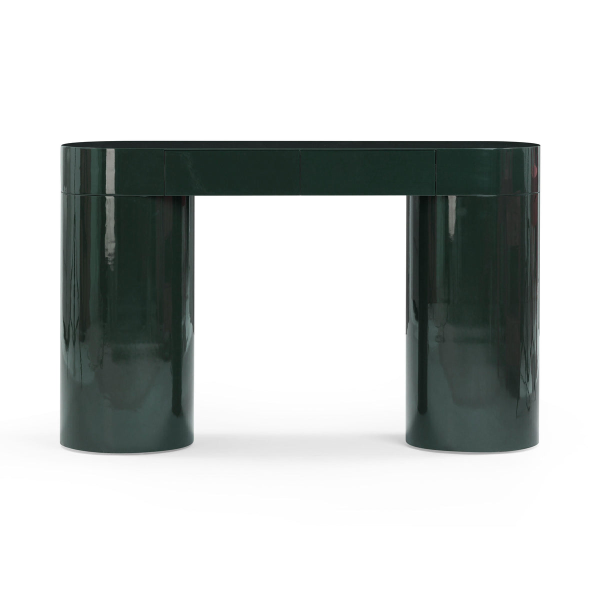 Mira Deep Green High Gloss Console Table