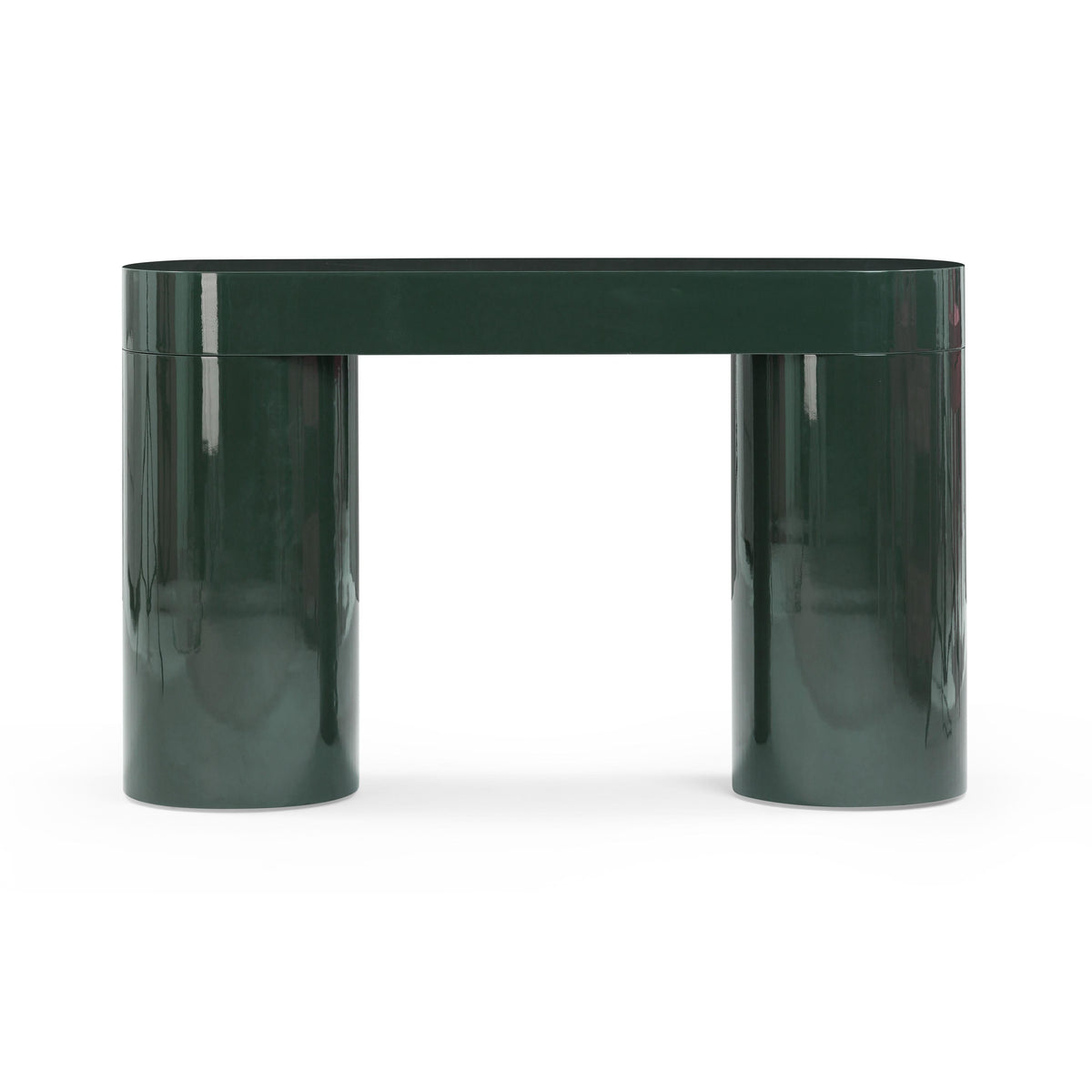 Mira Deep Green High Gloss Console Table