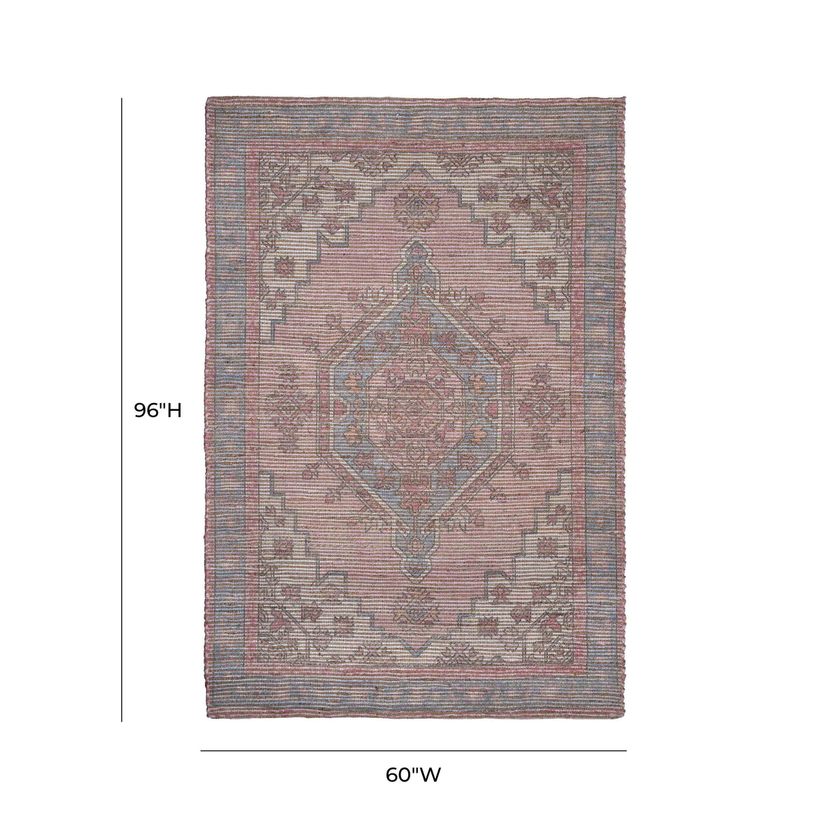 Madra Blush Tone 5' x 8' Area Rug