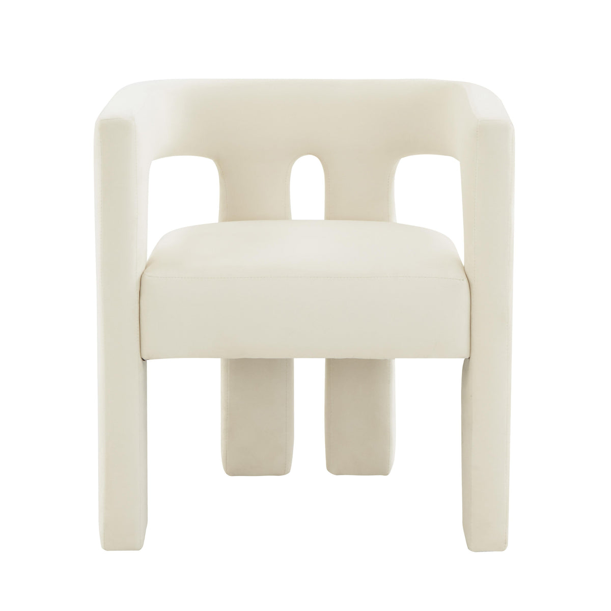 Sloane Cream Velvet Chair - UK