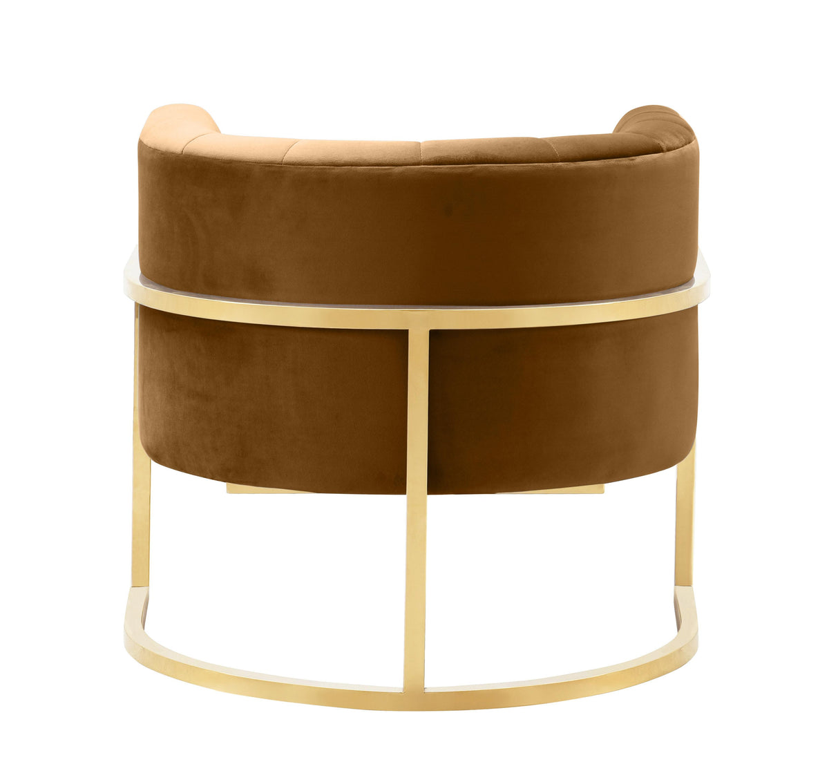 Magnolia Cognac Velvet Chair - UK