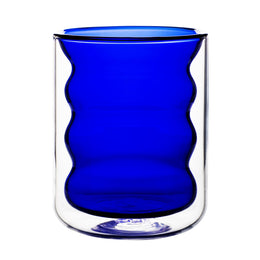 Waves Blue Water Glass - Set of 4