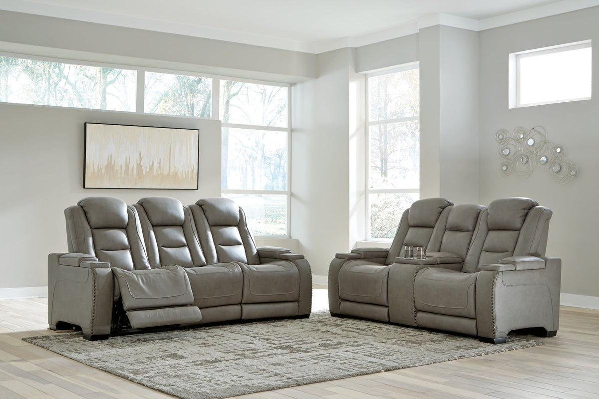 The Man-Den Sofa, Loveseat and Recliner