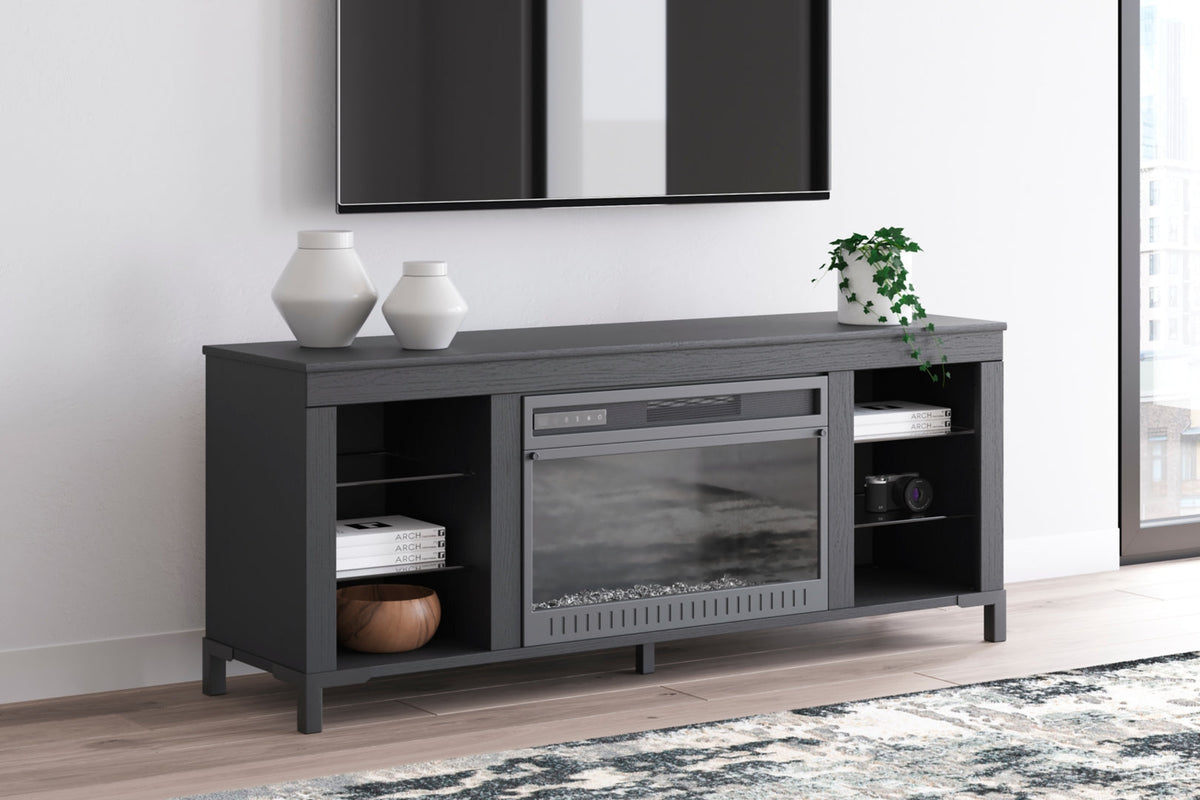 W2721-168 - TV Stand w/ Fireplace 59"L