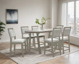 D2500 Counter Height Table with 6 Chairs