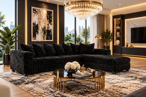 610 Sectional (Black) **NEW ARRIVAL**