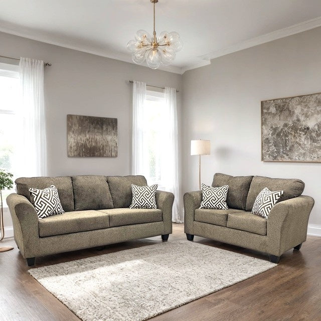 210 BLACK - 2PC Sofa and Loveseat Set **NEW ARRIVAL**