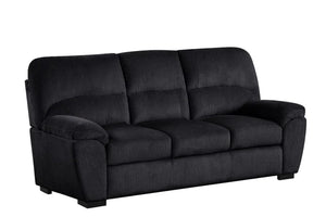 Tiffany10 Black - 2PC or 3PC Living Room Set