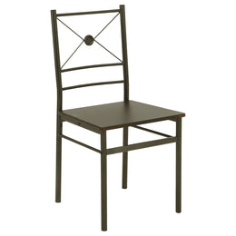 Anna  Rectangular Dining Table Set Dark