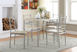 Anna  Rectangular Dining Table Set Dark