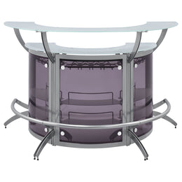 Dallas  Curved Freestanding Home Bar Cabinet