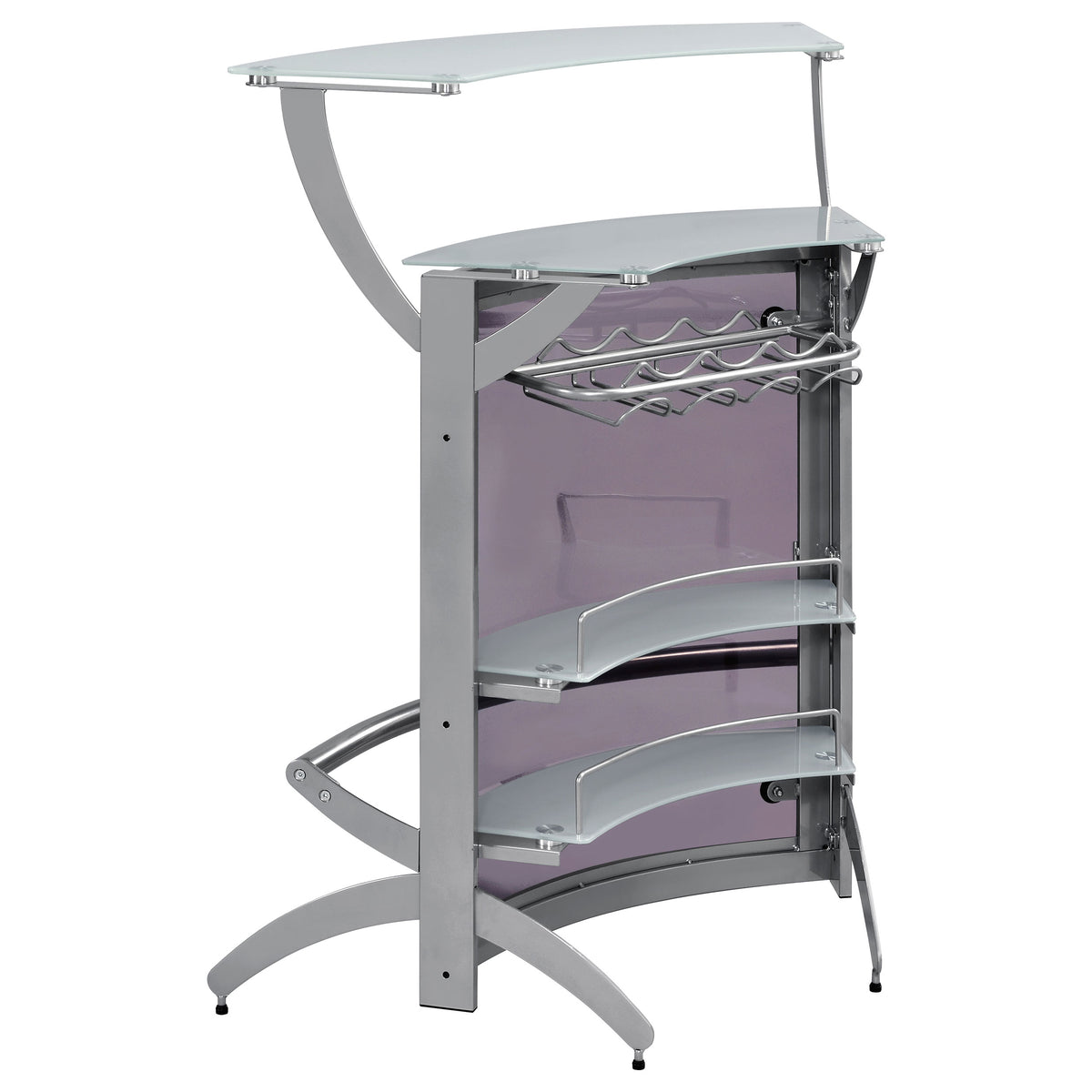 Dallas  Curved Freestanding Home Bar Cabinet