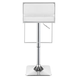Alameda Adjustable Bar Stool Chrome and Black / Grey