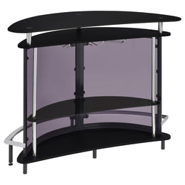 Amarillo Freestanding Glass Top Home Bar Wine Cabinet
