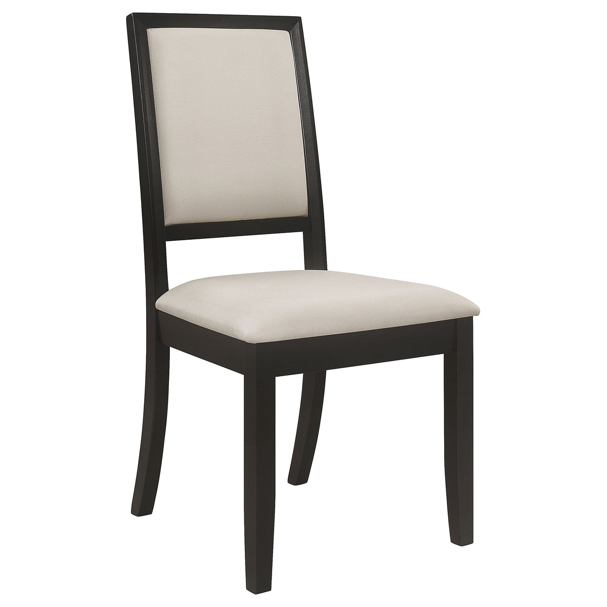 Louise  Rectangular Extension Leaf Dining Set Black