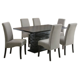Stanton Rectangular Dining Table Set Grey