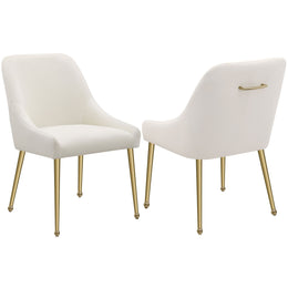 Mayette Upholstered Dining Side Chair Blue (Set of 2)
