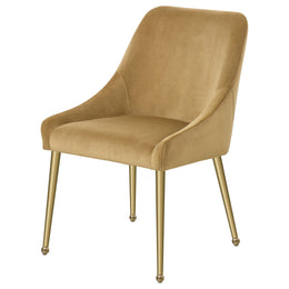 Mayette Upholstered Dining Side Chair Blue (Set of 2)