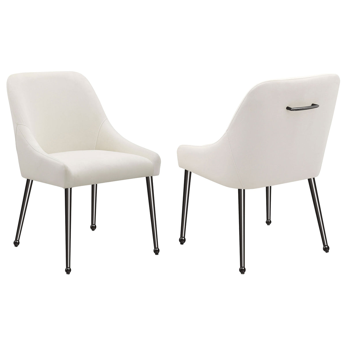 Mayette Upholstered Dining Side Chair Blue (Set of 2)