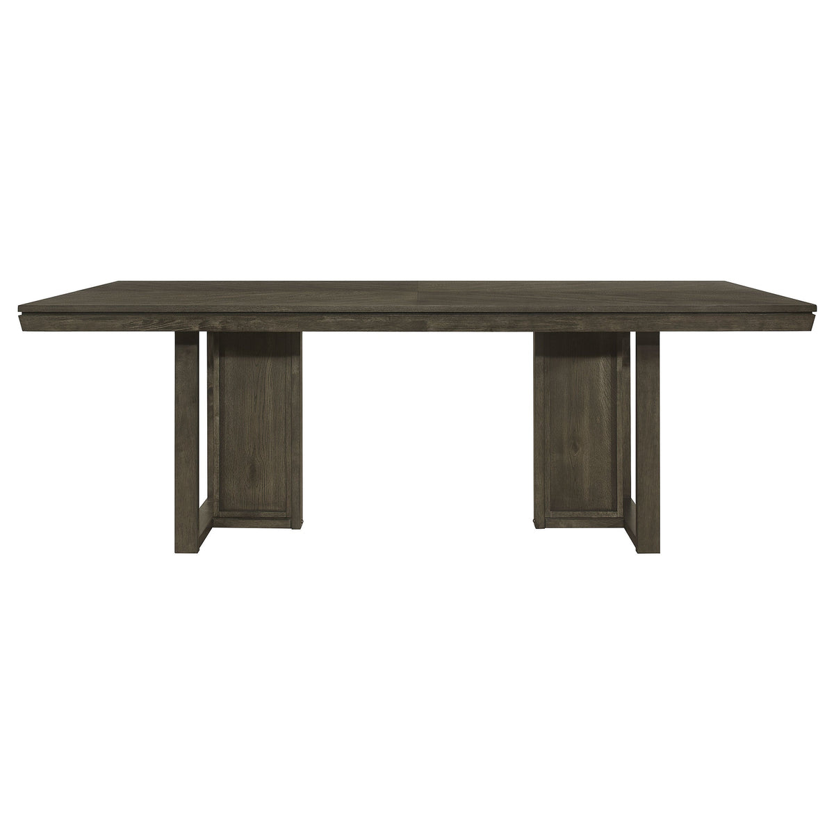 Kelly  Rectangular Dining Table Set Dark Grey