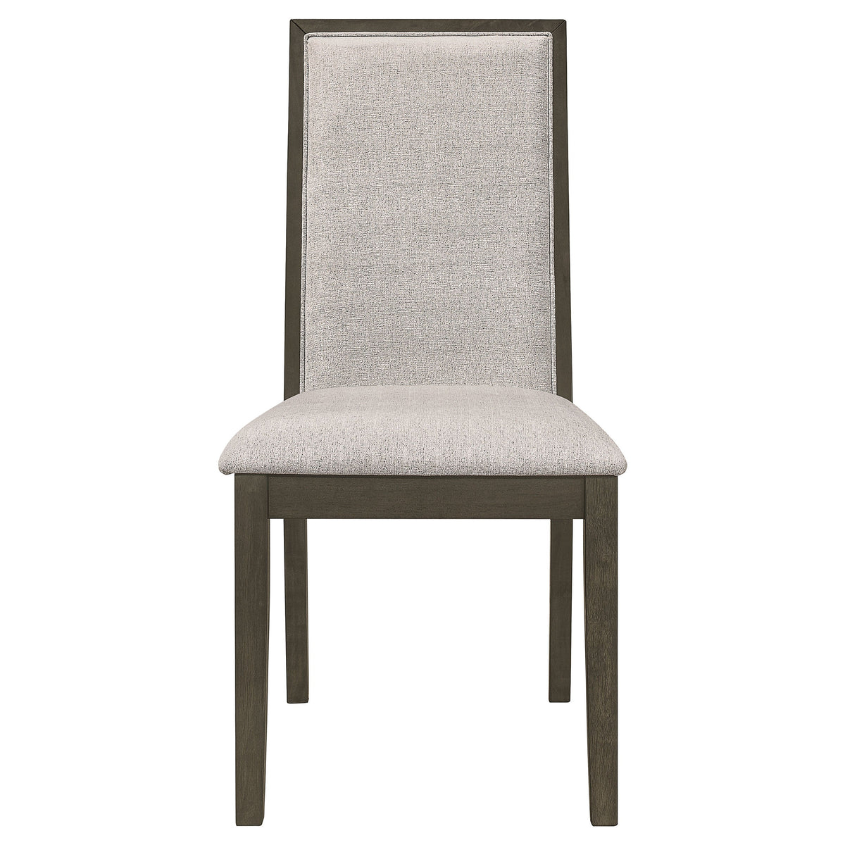 Kelly  Rectangular Dining Table Set Dark Grey