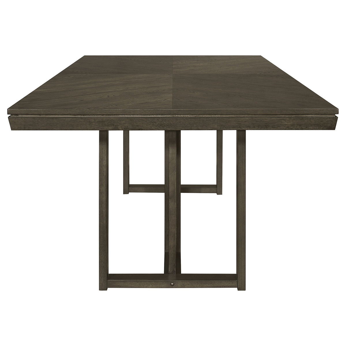 Kelly Rectangular 87-inch Wood Dining Table Dark Grey