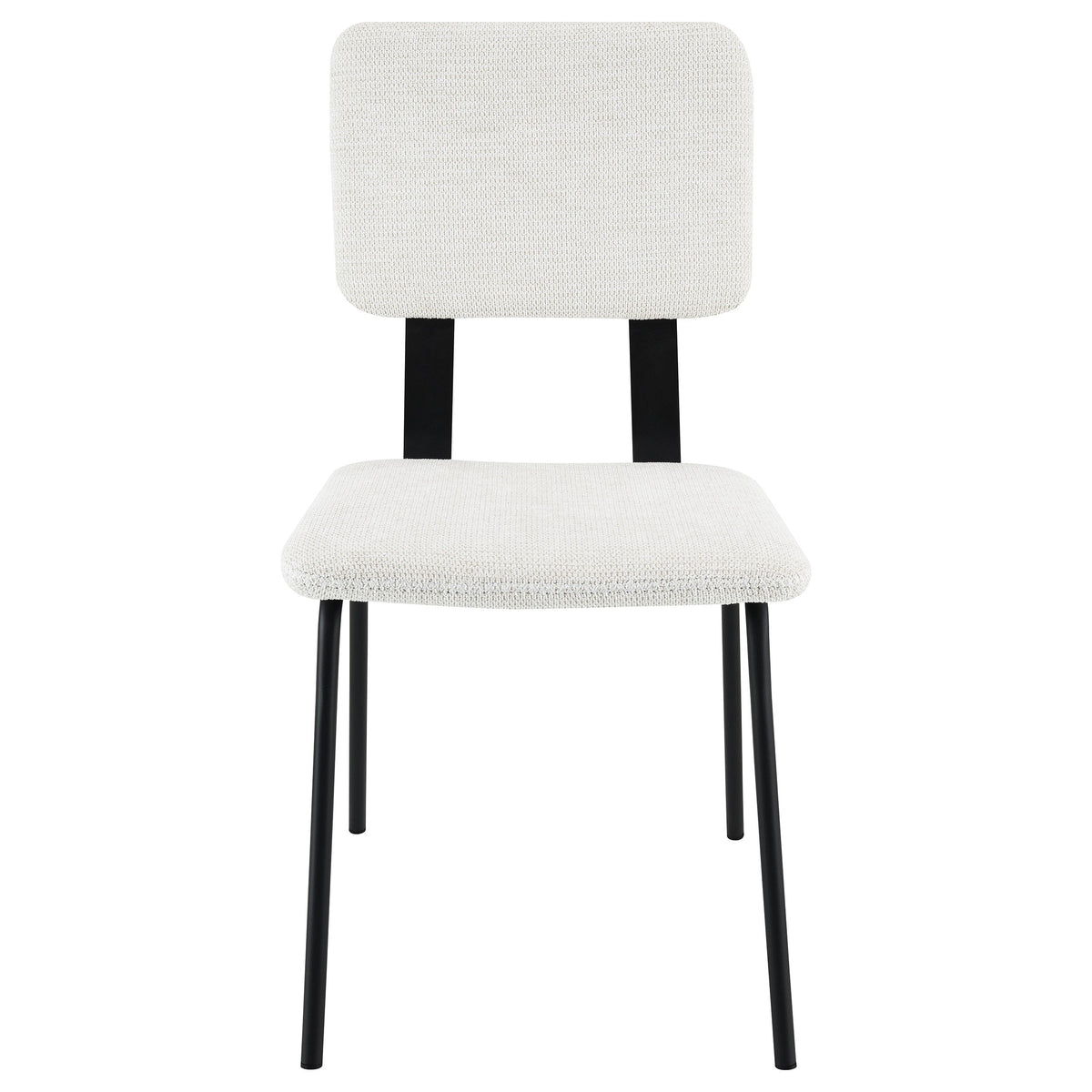 Calla Fabric Upholstered Dining Side Chair Grey (Set of 2)