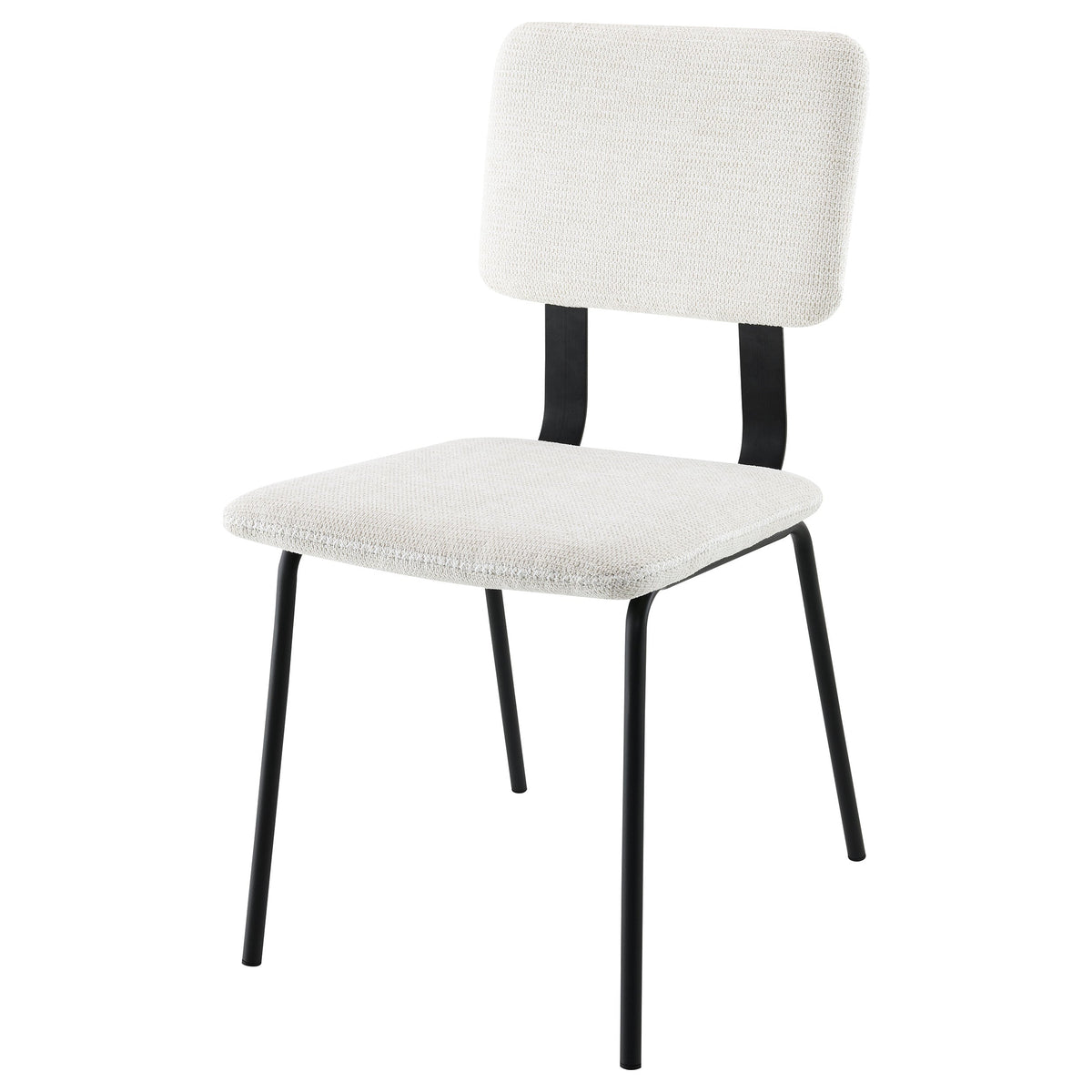 Calla Fabric Upholstered Dining Side Chair Grey (Set of 2)