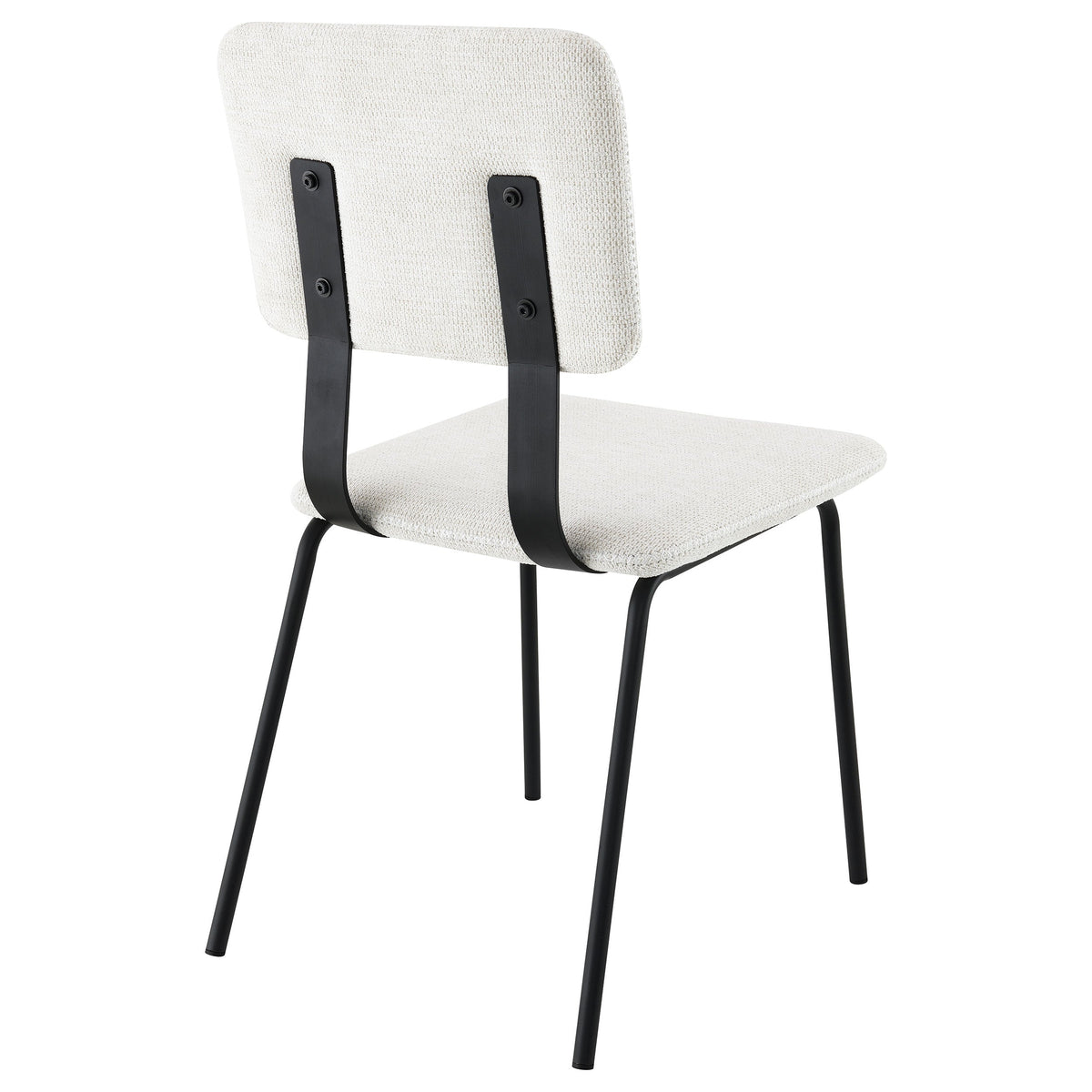 Calla Fabric Upholstered Dining Side Chair Grey (Set of 2)