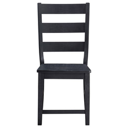 Newport  Rectangular Trestle Dining Table Set Black