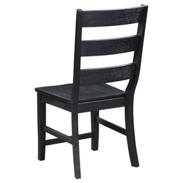 Newport  Rectangular Trestle Dining Table Set Black