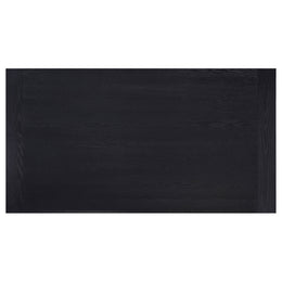 Newport  Rectangular Trestle Dining Table Set Black