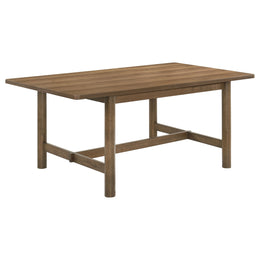 Crestmore  46-inch Round Wood Dining Table Set Walnut