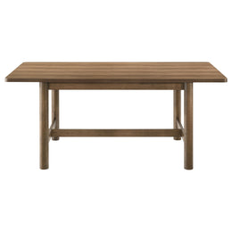 Crestmore  46-inch Round Wood Dining Table Set Walnut