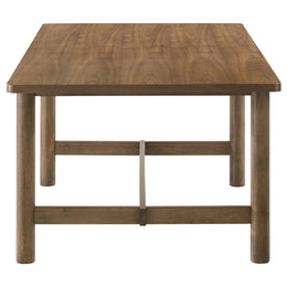 Crestmore  46-inch Round Wood Dining Table Set Walnut
