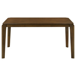 Almonte 59-inch Rectangular Dining Set Dark Brown