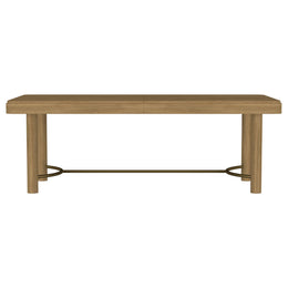 Arini 104-inch Extension Leaf Dining Table Sand Wash